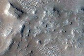 Mass Movement Deposit in Crater East of Galdakao Crater