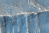 Crater Uplift and Ejecta in Tyrrhena Terra
