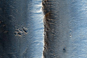 Scarp in East Candor Chasma