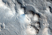 Layering in Rutherford Crater