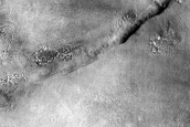 Ridge in Deuteronilus Mensae