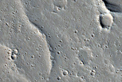 Sinuous Ridge in Tharsis Region