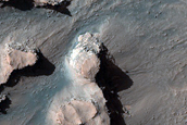 Monitor Slope Features in Rabe Crater