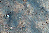 Ridges in Sinai Dorsa Region