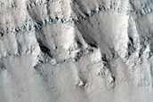 Collapse Pit in Graben with Ice Fill