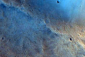 Irregularly Shaped Crater