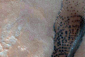 Dune Monitoring in Impact Crater