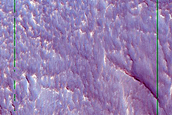Fretted Apron Intersecting with Impact Crater Ejecta