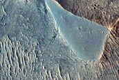 Landslide Deposit in West Candor Chasma