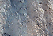 East Rim of Well-Preserved Impact Crater
