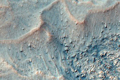 Linear Features on Crater Floor