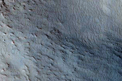 Dipping Layers in Crater in Protonilus Mensae