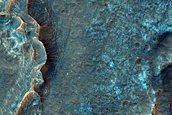 Inverted Channels and Deposits along Juventae Chasma Plateau