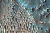 Crater Ejecta Edge