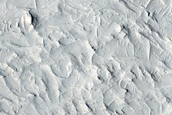 Outcrops of Fluvial Deposits in Mesa Flank