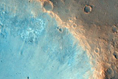 Terrain South of Trouvelot Crater