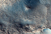 Layers in Crater Wall North of Arabia Region