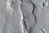 Mare-Type or Wrinkle Ridge Cutting across Diverse Landforms