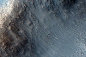 Channels in Orson Welles Crater