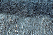 Two Notches near Lowest Elevation Point of Crater Rim