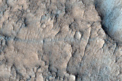 Landforms in Antoniadi Crater