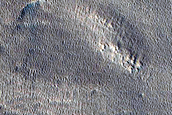 Flow in Renaudot Crater