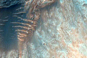 Coprates Chasma Rocky Slopes