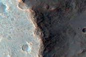 Collapse Terrain near Orson Welles Crater