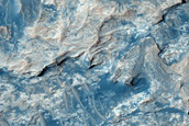 Layered Rocks in Firsoff Crater