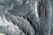 Northwest End of Stratified Mound in Juventae Chasma