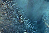 Chain of Layered Mounds in Chryse Planitia