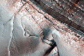 North Polar Layered Deposits Avalanche Scarp Site