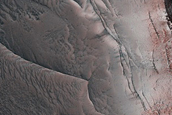 North Polar Layered Deposits Avalanche Scarp Site