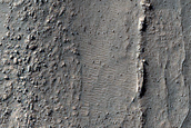 Ridges in Douglass Crater
