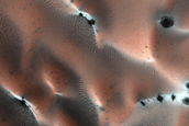 Dunefield on Crater Floor in Northern Plains
