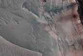 North Polar Layered Deposits Avalanche Scarp