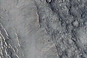 Prominent Lobate Margin Feature in Northwestern Isidis Planitia