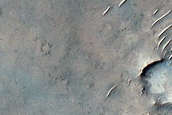 Channel Interacting with Craters in Tisia Valles