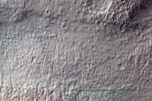 Surface Features West of Newton Crater