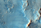 Nili Fossae Crater Ejecta