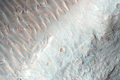 Bedrock on Floor of 46-Kilometer Diameter Crater in Margaritifer Terra
