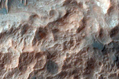 Landslide in Valles Marineris