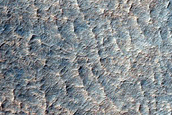 Layered Deposit in Crater in Hellas Planitia