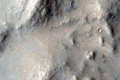 Small Crater with Dark Rays