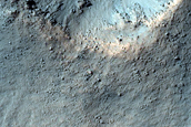 Monitor Slopes of Small Crater