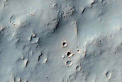 Terrain West of Columbus Crater