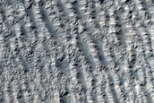 Layered Feature in Crater in Hellas Planitia