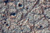 Polygonal Cracks in Galilaei Crater