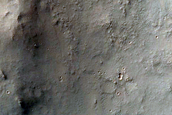 Fresh Crater from Oblique Impact