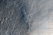 Well-Preserved Crater near Hephaestus Fossae